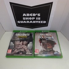 Call of Duty: Cold War + COD WWII  (Xbox One) 2 game bundle. GOOD DISCS