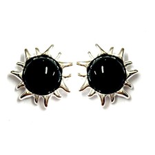Whitby Jet in 925 Sterling