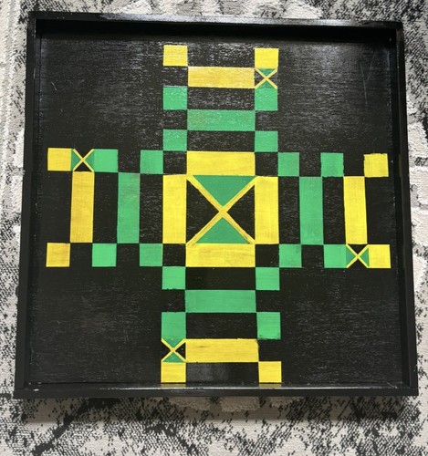 Jamaican ludo checkers board - jamaican,