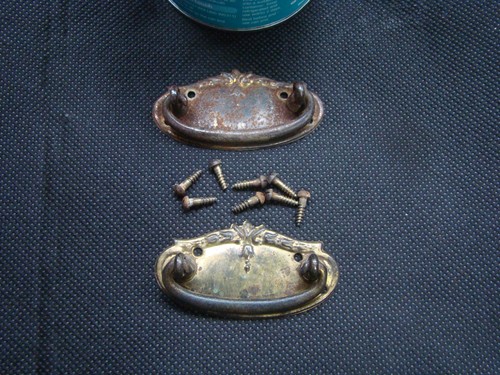 Vintage small brass finish - 2,