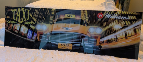 Taxi arcade marquee - taxi, (arcade
