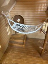Sylvanian Families Log Cabin/Garden Hammock SPARES Hammock White Calico Critters