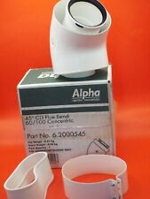 Genuine Alpha 45° CD Flue Bend 60 / 100 6.2000545