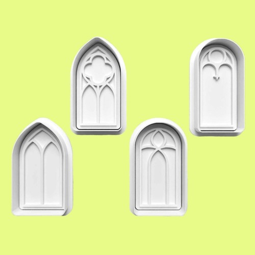 Gothic church window cookie - gothic,