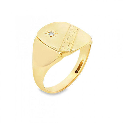 9ct yellow gold starburst - 9ct,