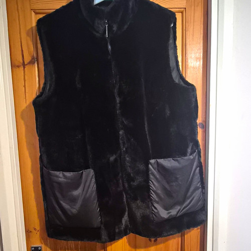 Ladies faux fur marccain gilet - faux,