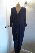 NINA LEONARD navy jumpsuit
