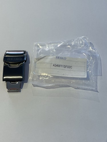 Seiko black watch - watch, clasp