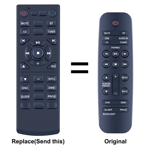 Replacement remote control for - replacement,