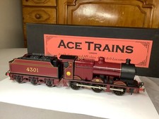 Ace Trains O Gauge 2 or 3 Rail LMS Maroon 0-6-0 Fowler Class 4F Locomotive 4301