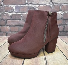 Womens Even & Odd Red Zip Up