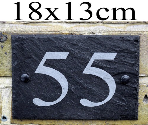 Rustic slate house - rustic, sign