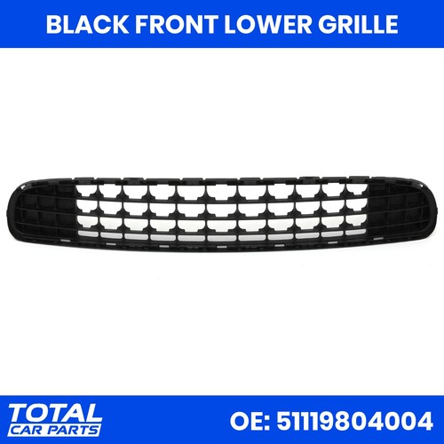 Black lower radiator grille - black,