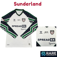SUNDERLAND 2025 PLAYOFF FINAL FOOTBALL  SHIRT MEDIUM ADULT (V GOOD) LONGSLEEVE