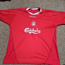 liverpool home shirt 2002-2004 size L 