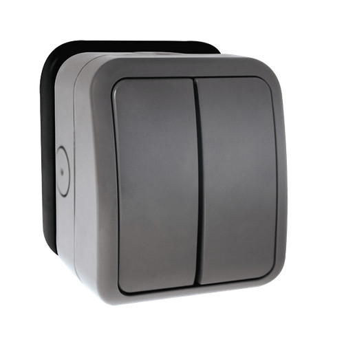 Ip66 weatherproof gang - 2, 2
