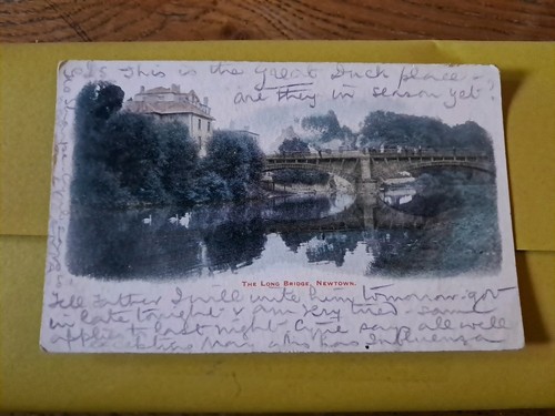 Vintage postcard the long - vintage,