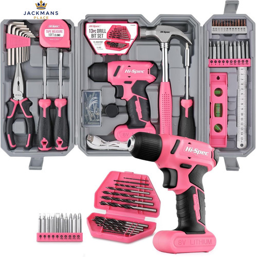 Spec 57pc pink tool kit - 57pc,