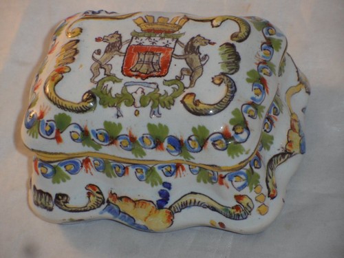 Antique french rouen desvres - rouen,