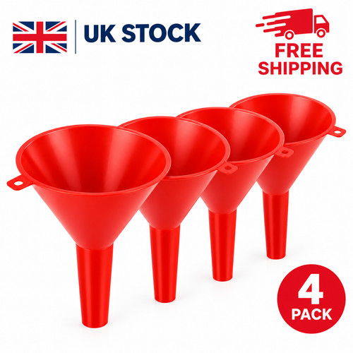 4pc funnel set plastic - set,