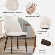 Set of 2 Upholstered Dining