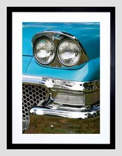HEADLIGHT 1950S AMERICAN BLUE