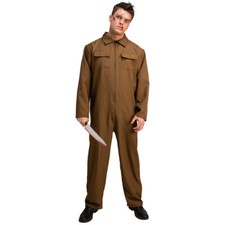 PSYCHO KILLER Boiler Suit or Knife Halloween Fancy Dress Costume Michael Myers