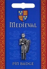 Medieval Knight Silver Pewter