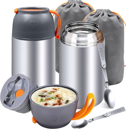 Pack insulated food flasks - 2,