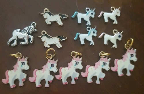 Unicorns enamel pink - unicorns, pink,