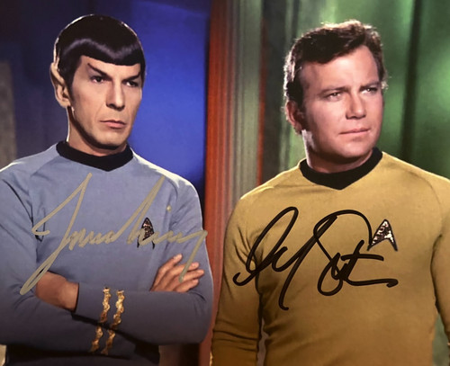 Star trek signed 8x10 willam - star,