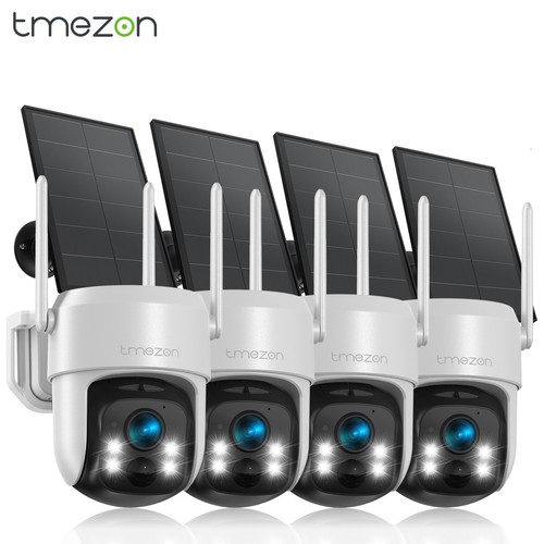 4pcs outdoor solar security - 2k,