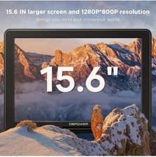 DBPOWER 17.9" Portable DVD Player with 15.6" Large HD Swivel Screen