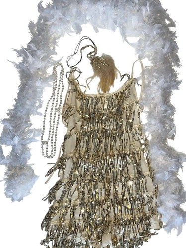 Flapper romper dress great - romper, s