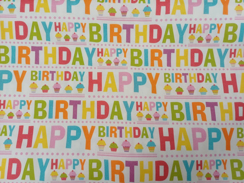 100 cotton fabric happy - 100%,