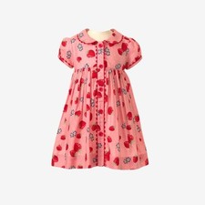 Rachel Riley, Strawberry Button-Front Dress And Bloomers, 18-24 Months RR0025/4