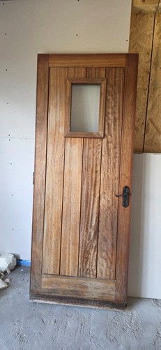 External door and frame - external,