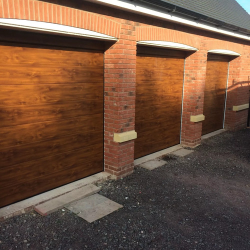 Designer sectional garage door - sectional,
