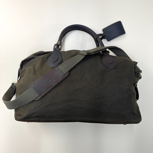 Barbour holdall bag green - holdall,