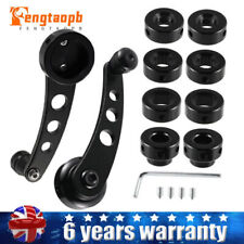 2PCS Window Crank Handle Winder Billet Aluminum Car Wagon Doorknob Universal