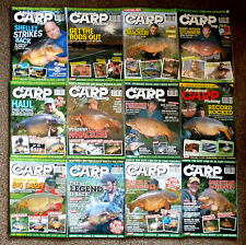 12 x ADVANCED CARP FISHING  Magazines 2007 Full Year ~ Big Carp Magazine