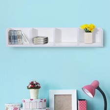 4 Grids Wall Mount Storage
