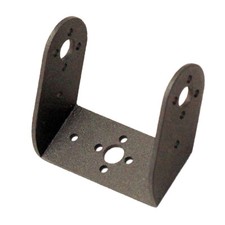 Black Metal Oblique U-Shaped