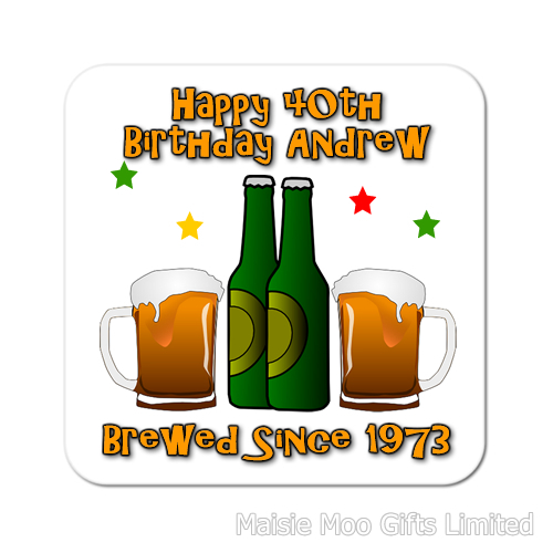 Personalised beer bottle happy - beer,