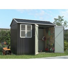 Garden shed 8x6ft steel apex - 8x6ft,