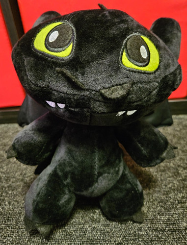 Toothless black dragon plush - toothless,