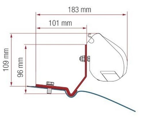 Fiamma f35 pro 220 awning - pro,