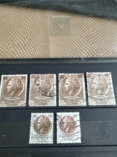 Old stamps collection - old,