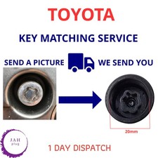 LOCKING WHEEL SECURITY MASTER NUT KEY SERVICE UK FOR TOYOTA RAV4 BOLT MATCHING