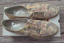 Rieker n0400 floral brogues - rieker, n0400-90